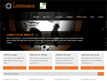 Tablet Screenshot of luettmann-buerokommunikation.de